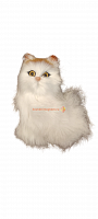 Кот из меха средний во Ковдоре
